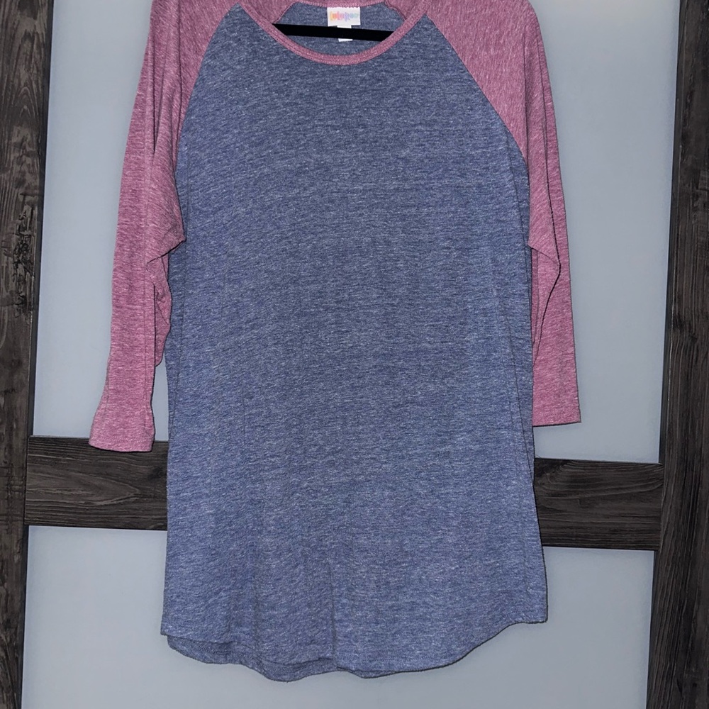 LuLaRoe Heathered Randy Top XL